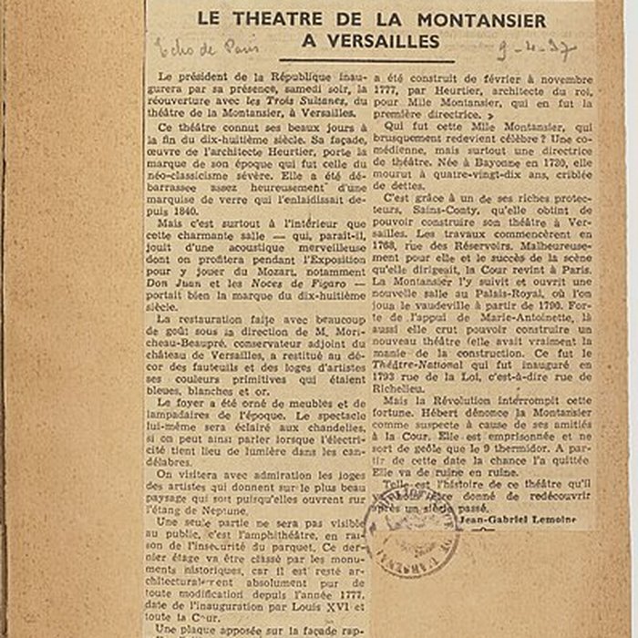 Photo de Théâtre Montansier de Versailles