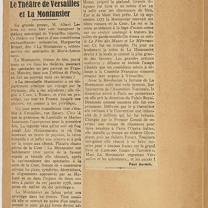 Photo de Théâtre Montansier de Versailles