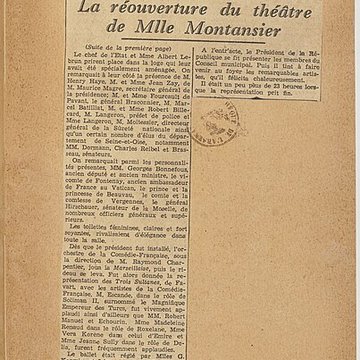 Théâtre Montansier de Versailles