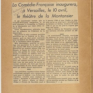 Théâtre Montansier de Versailles