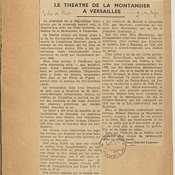 Théâtre Montansier de Versailles