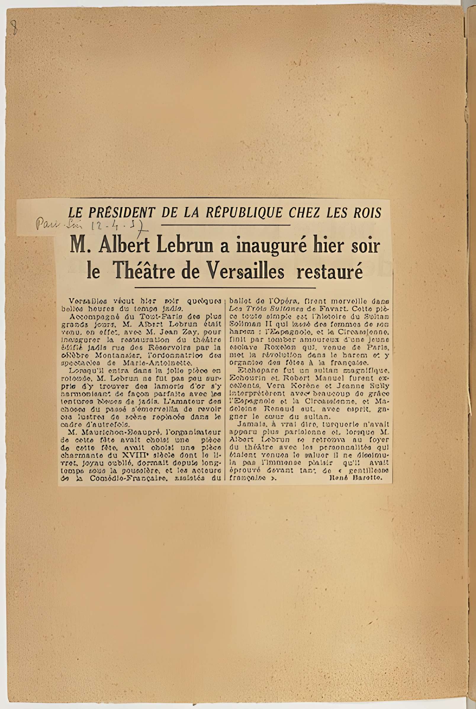 Théâtre Montansier de Versailles