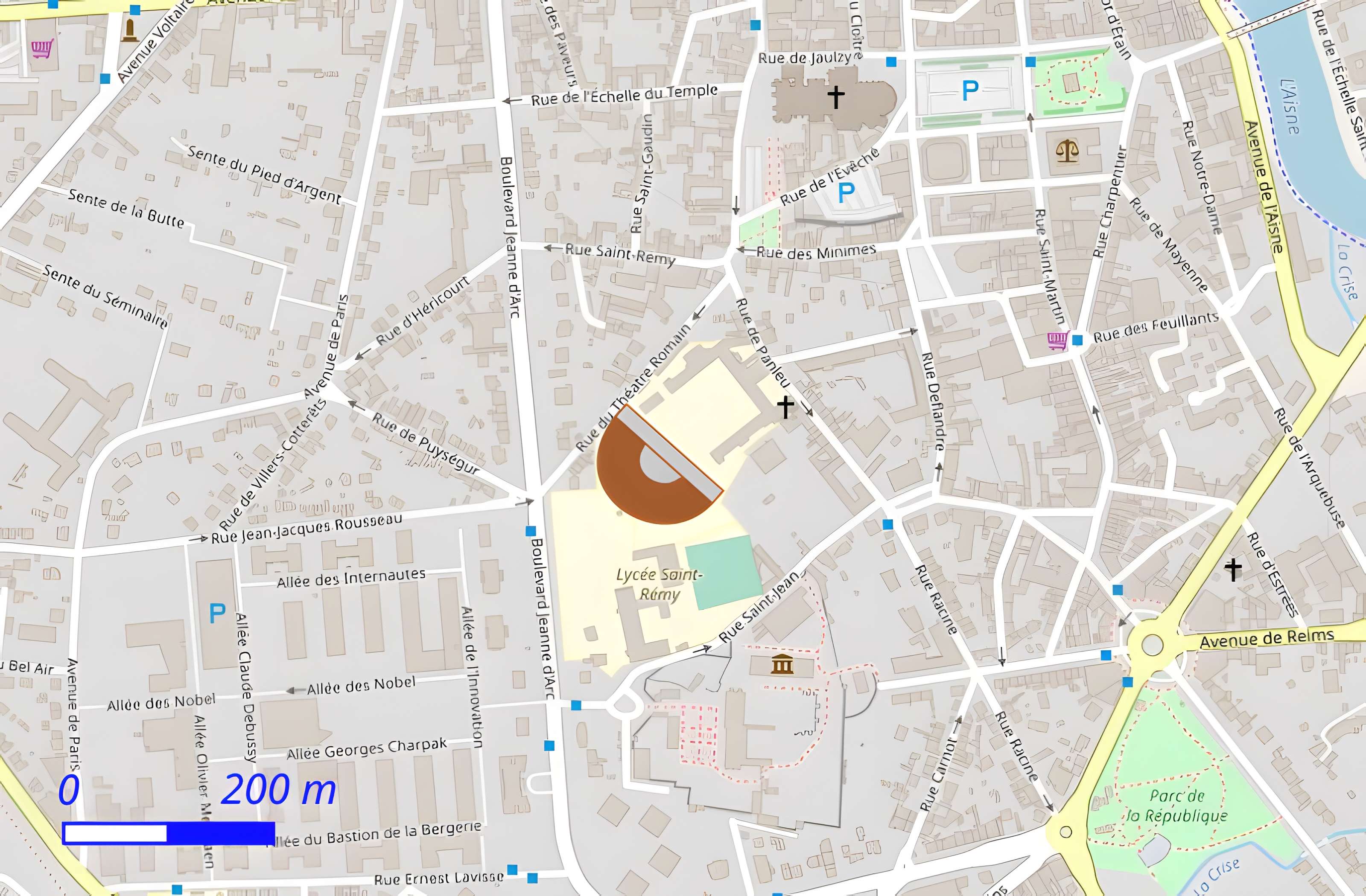 Théâtre romain de Soissons