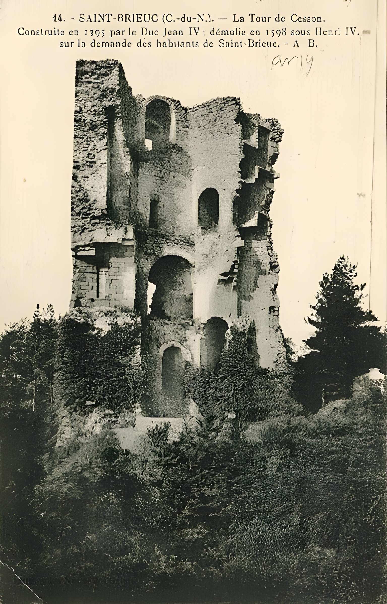 Tour de Cesson à Saint-Brieuc