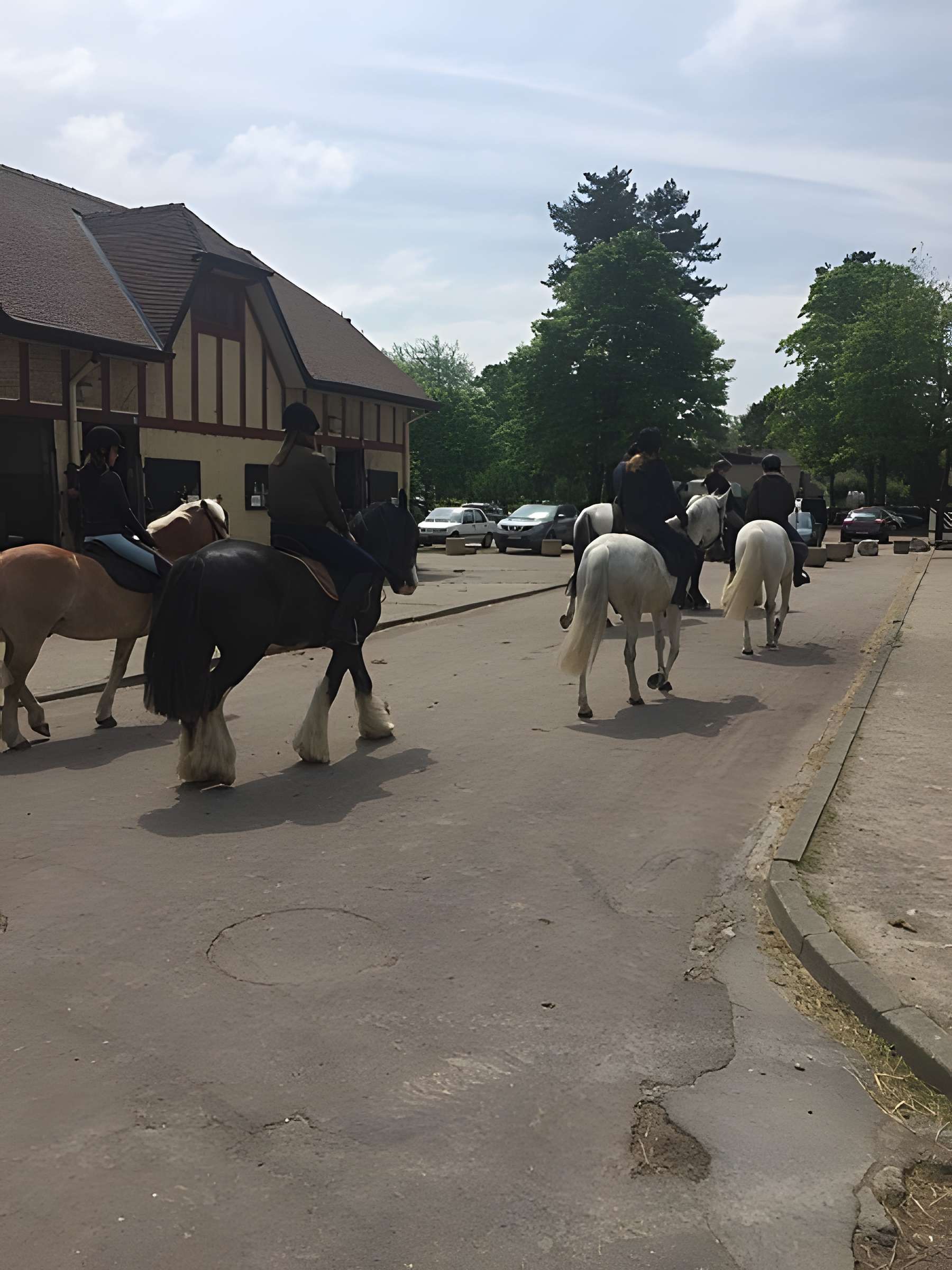 Tribunes de l'hippodrome de la Canche au Touquet-Paris-Plage