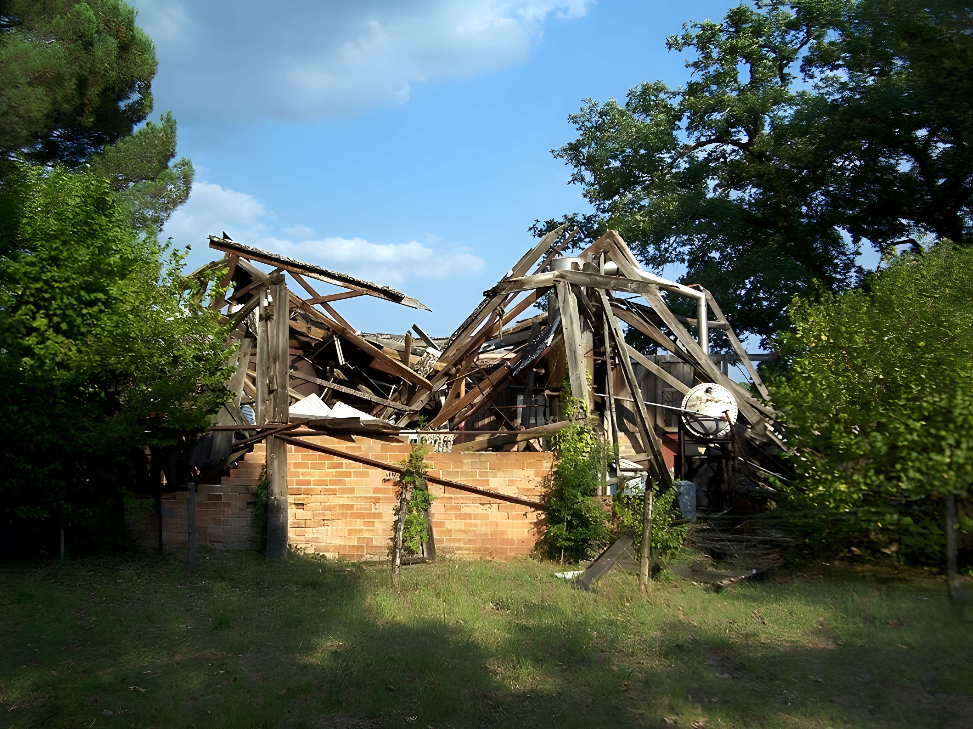 Usine de distillation de produits résineux à Saint-Symphorien 