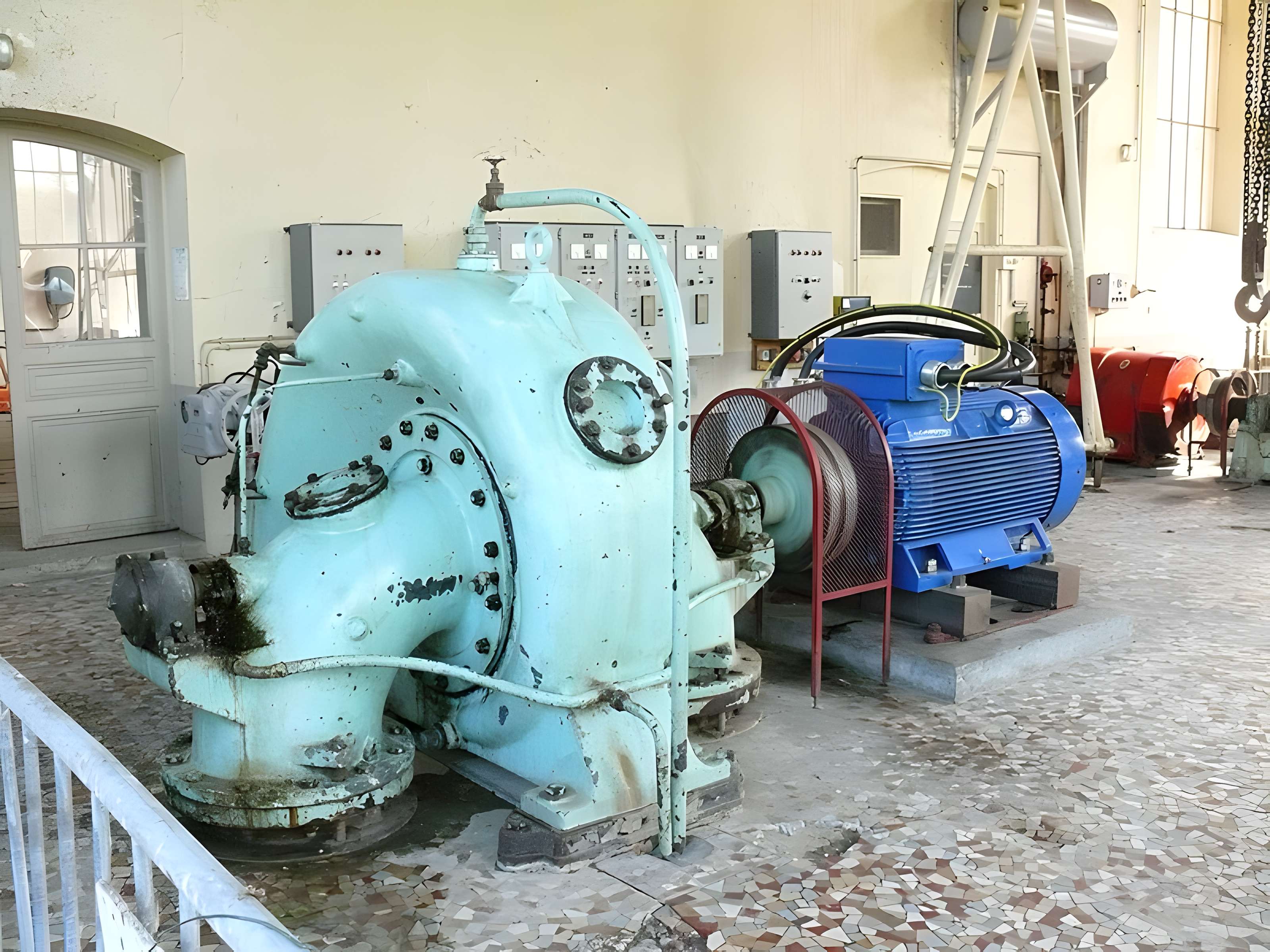 Usine élévatoire des eaux à Trilbardou