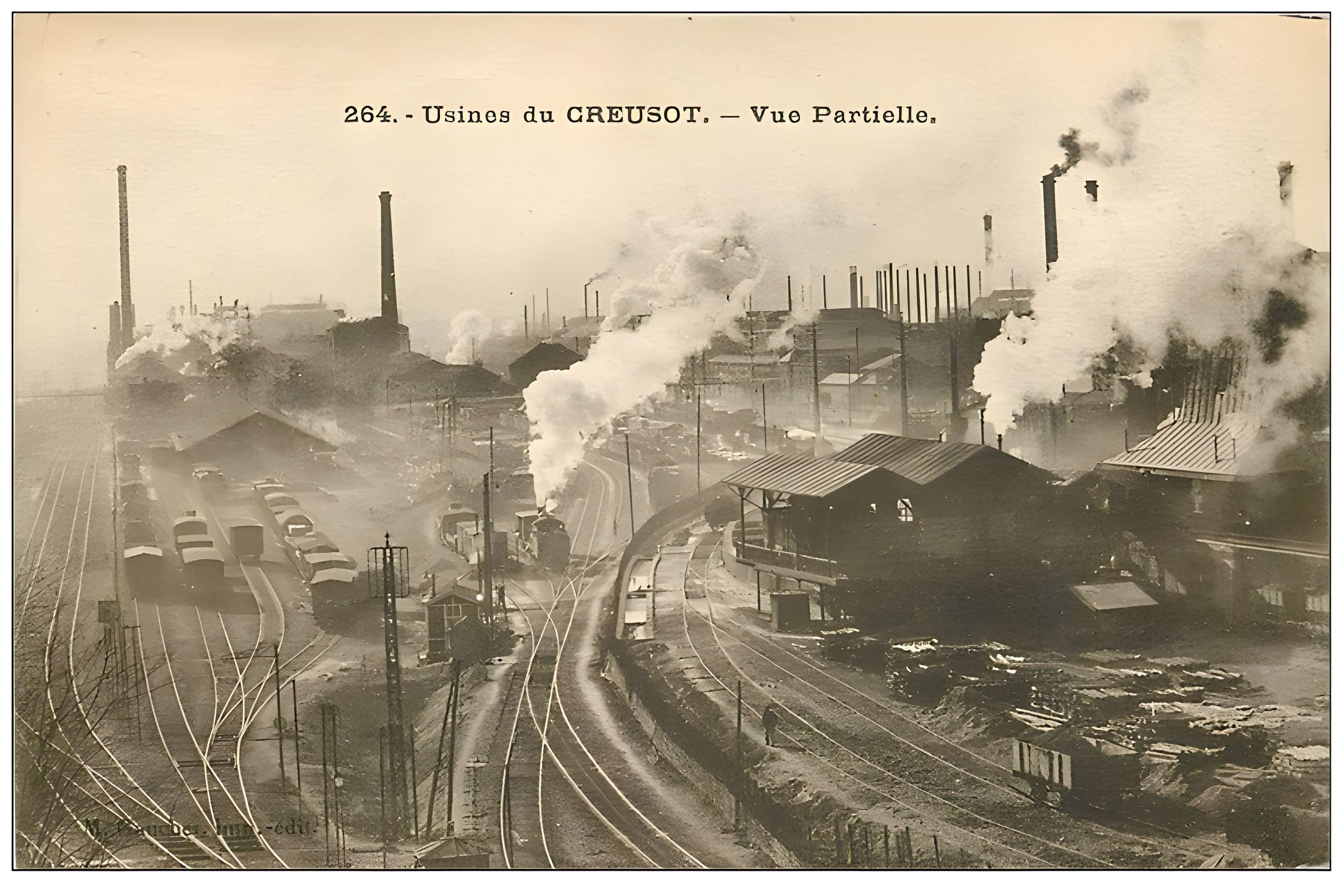 Usines Schneider  , ou ancienne halle aux grues et aux machines