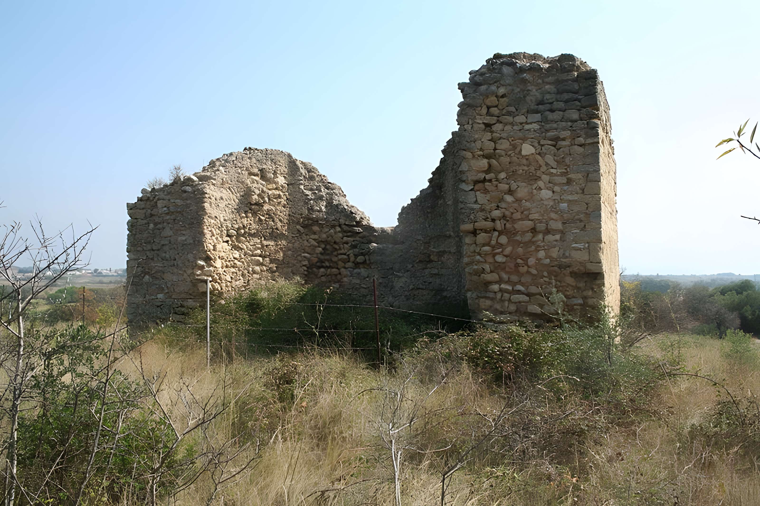 Vestiges archéologiques du Pallas à Mèze 