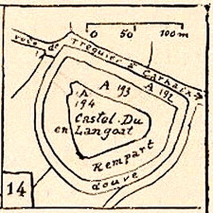 Photo de Vestiges du camp antique du Castel Dû à Langoat