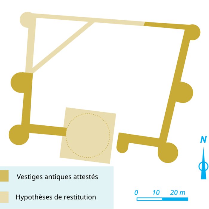 Photo de Vestiges du castellum romain de Larçay