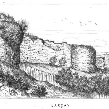 Vestiges du castellum romain de Larçay