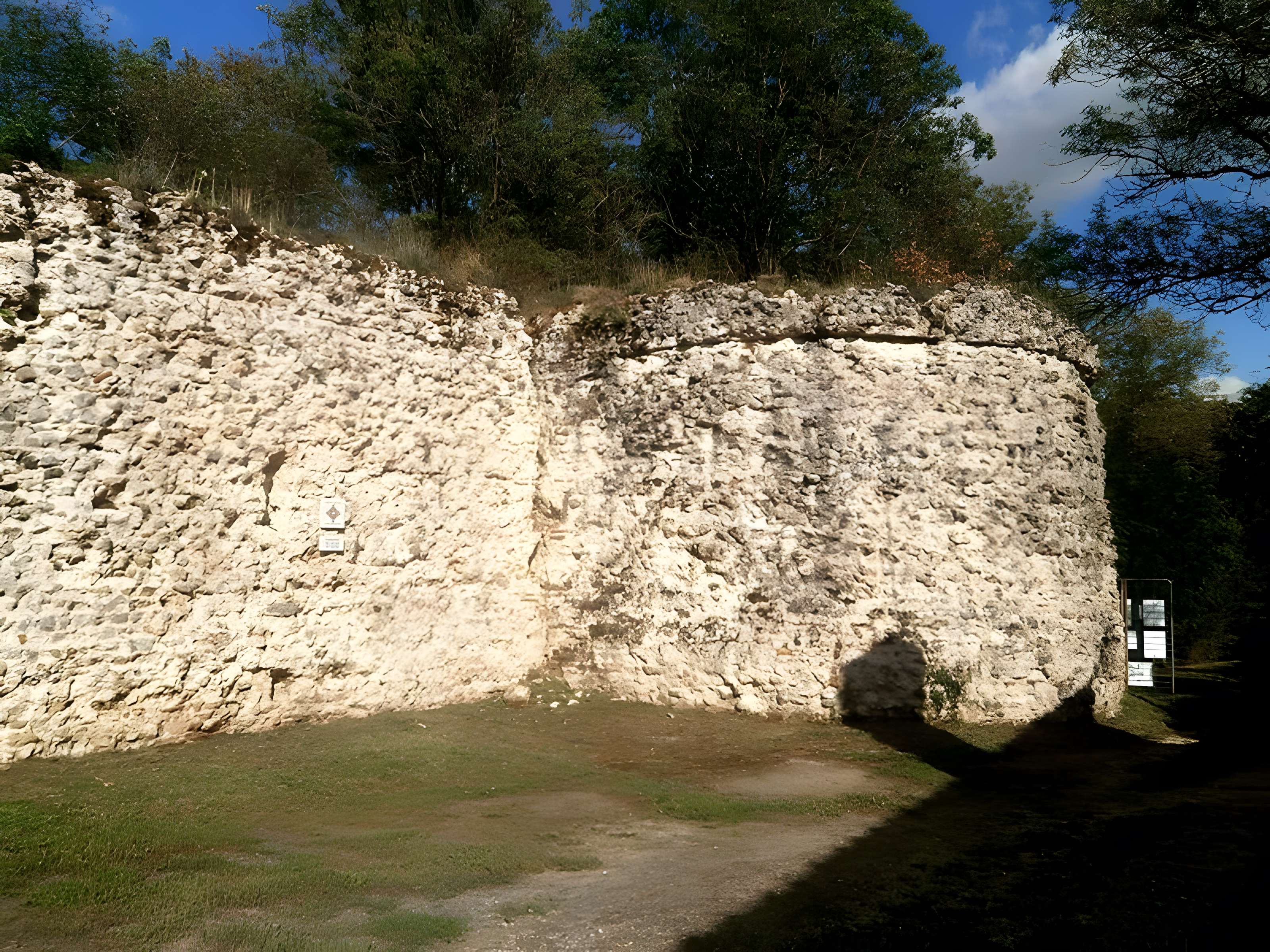Vestiges du castellum romain de Larçay 