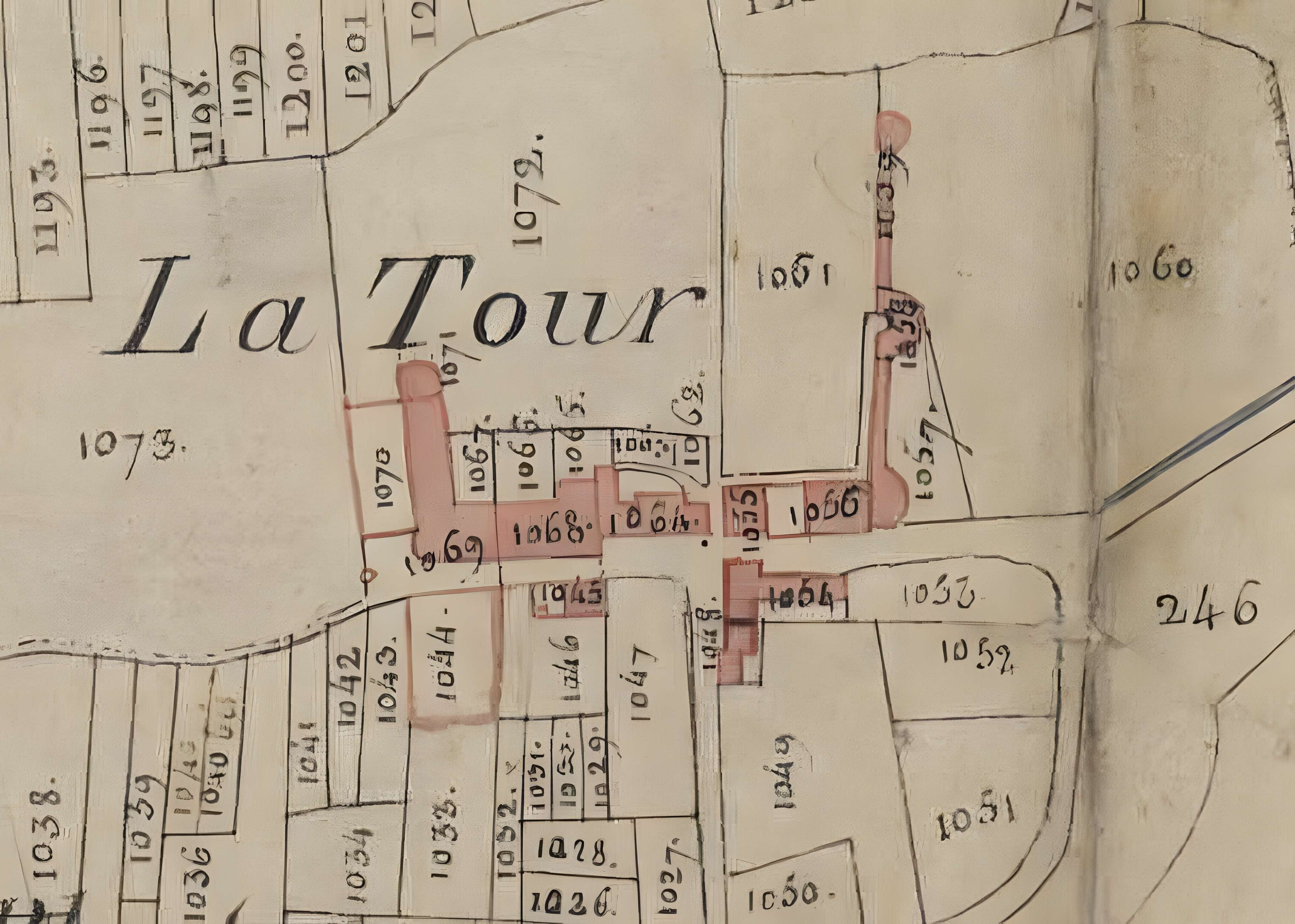 Vestiges du castellum romain de Larçay