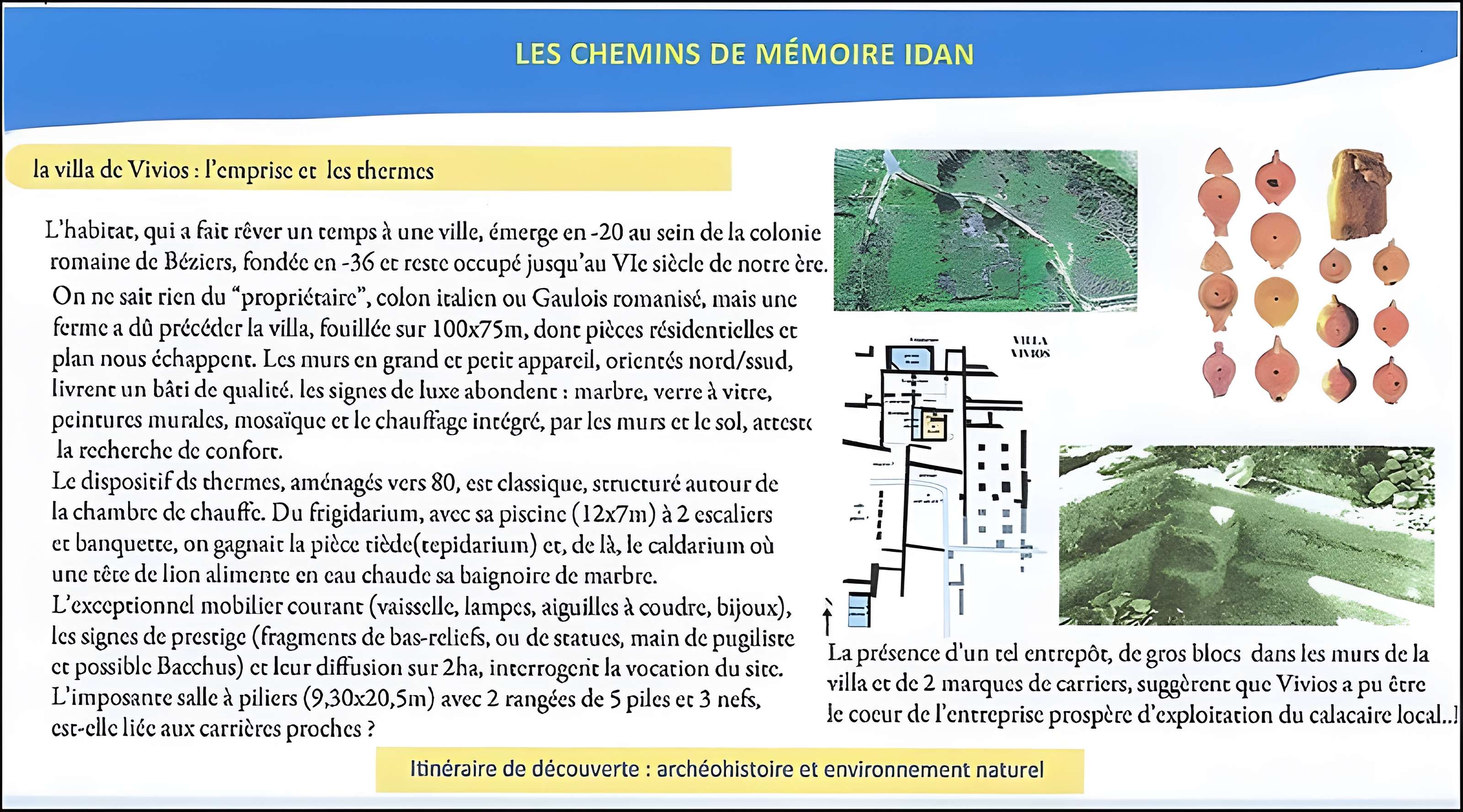 Villa gallo-romaine de Lespignan