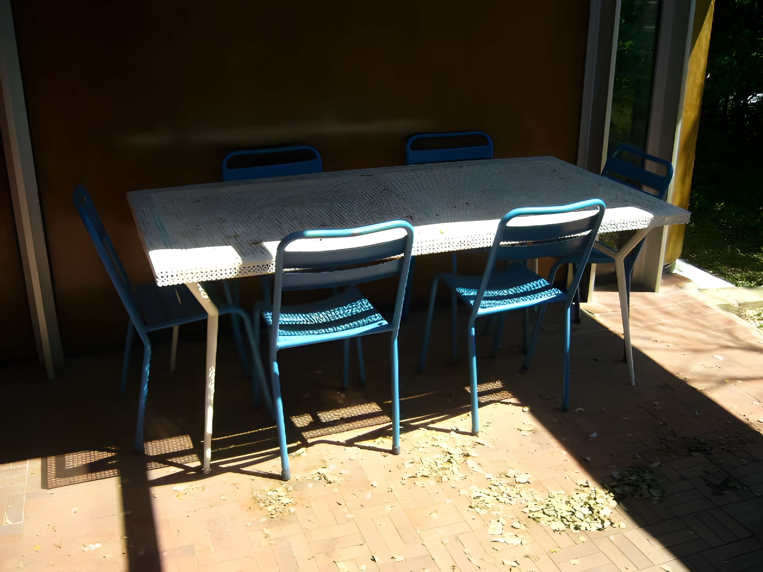 Villa Seynave à Grimaud mobilier extérieur