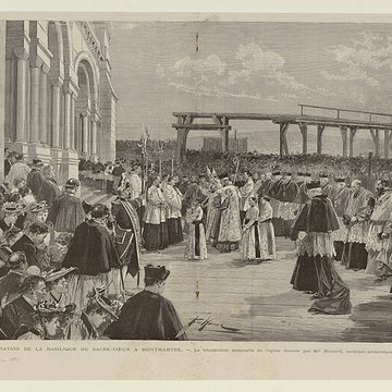 Basilique du Sacré-Coeur, ses annexes et le square Louise-Michel