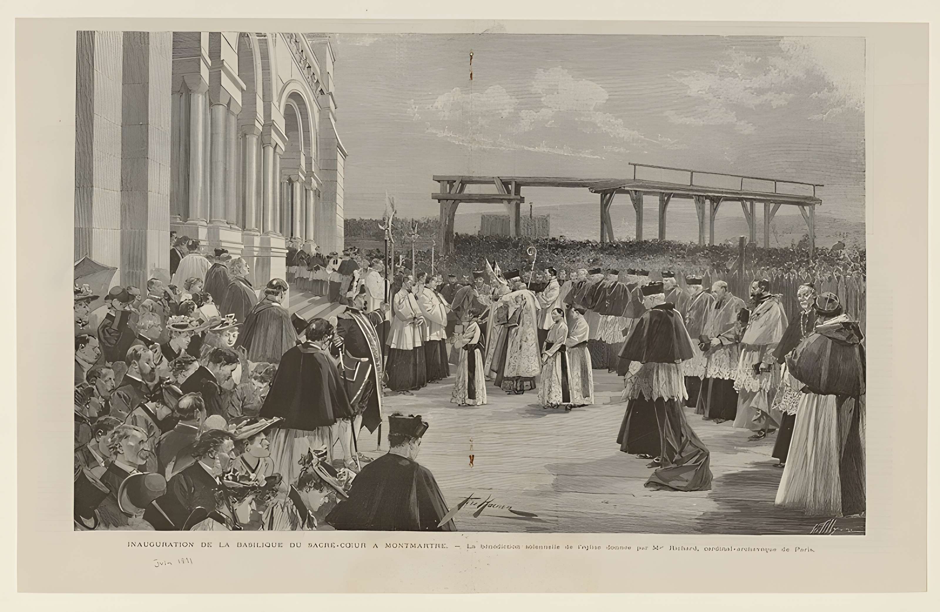 Basilique du Sacré-Coeur, ses annexes et le square Louise-Michel