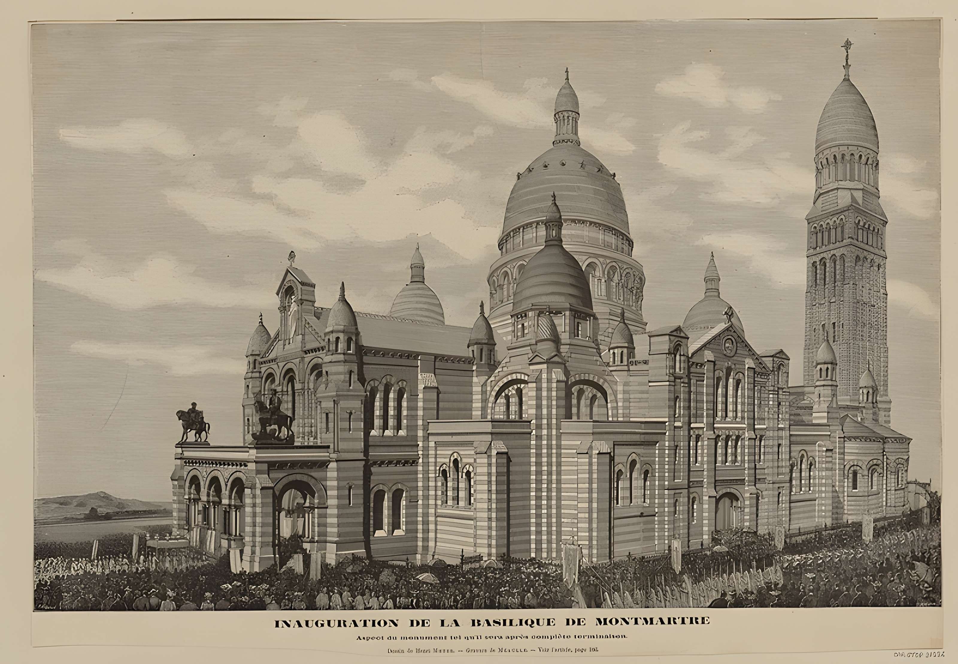 Basilique du Sacré-Coeur, ses annexes et le square Louise-Michel
