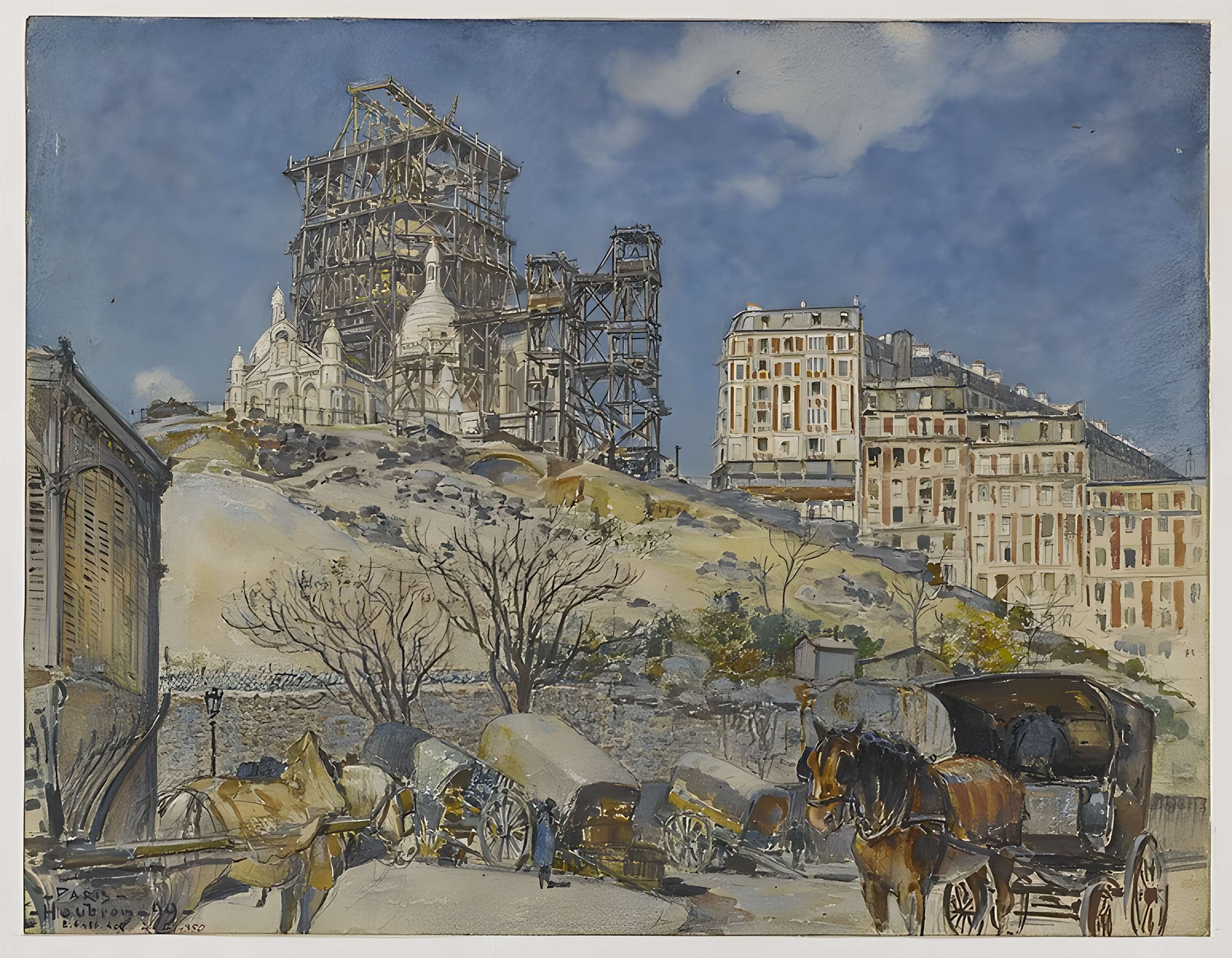 Basilique du Sacré-Coeur, ses annexes et le square Louise-Michel