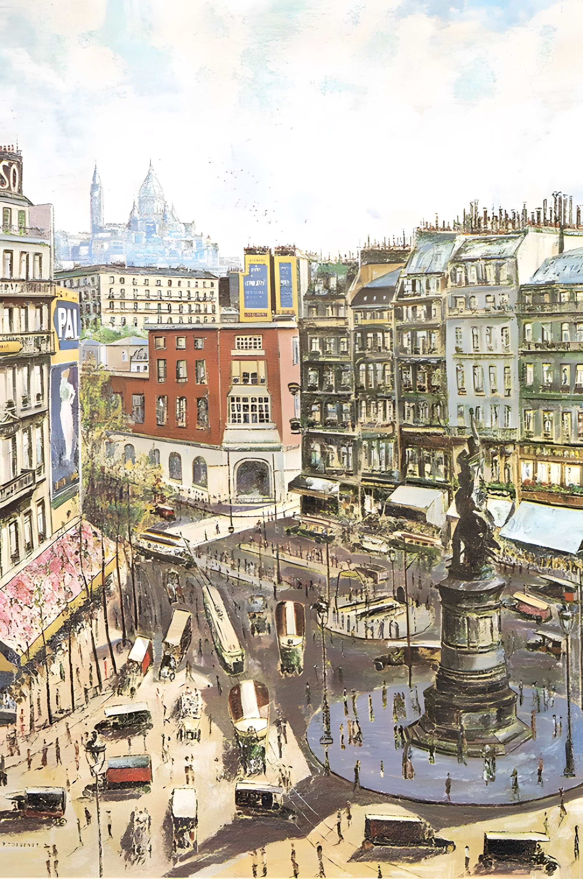 Basilique du Sacré-Coeur, ses annexes et le square Louise-Michel