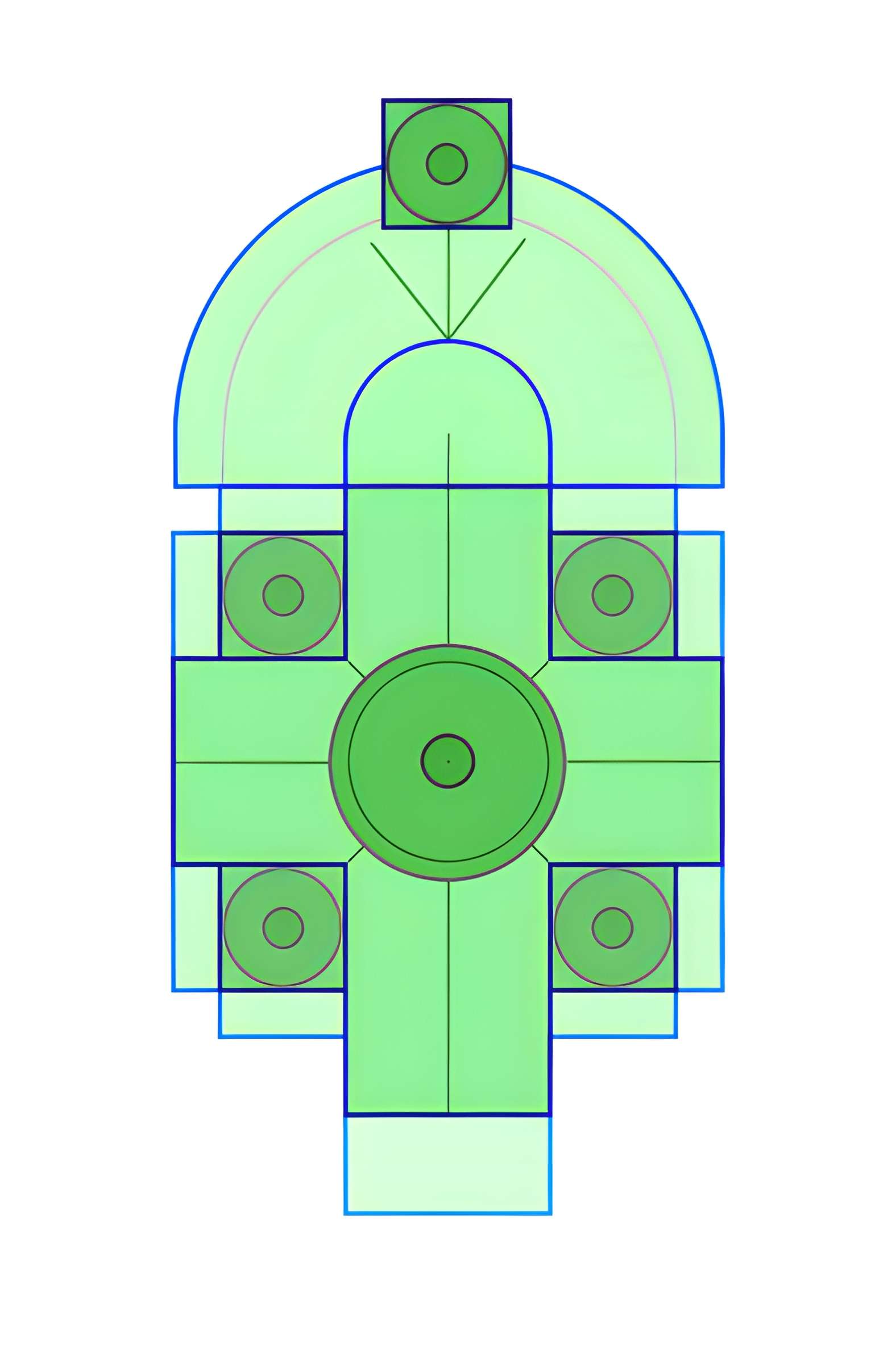 Basilique du Sacré-Coeur, ses annexes et le square Louise-Michel
