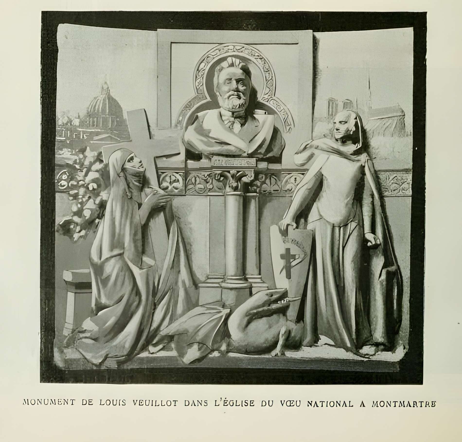 Basilique du Sacré-Coeur, ses annexes et le square Louise-Michel