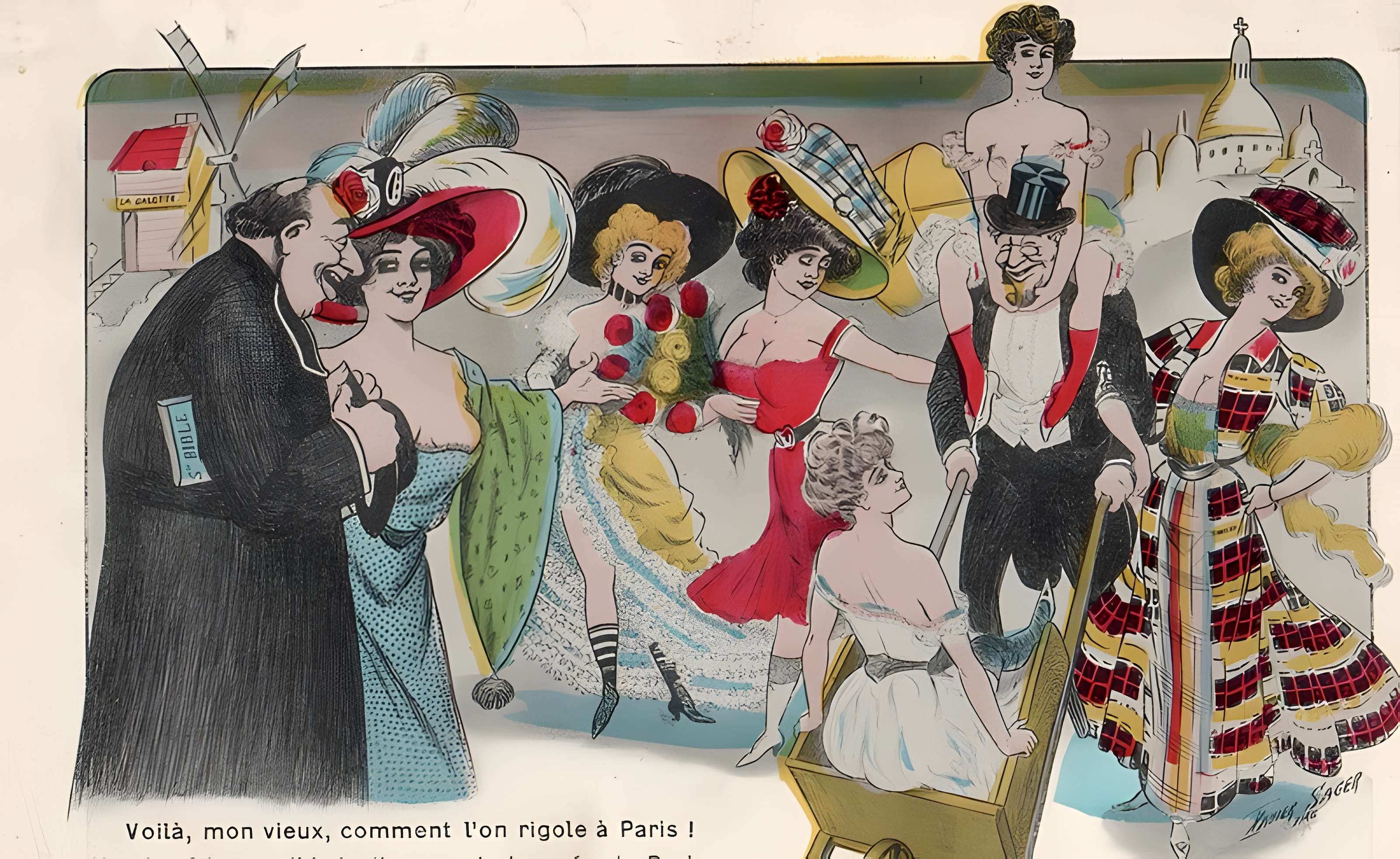 Basilique du Sacré-Coeur, ses annexes et le square Louise-Michel