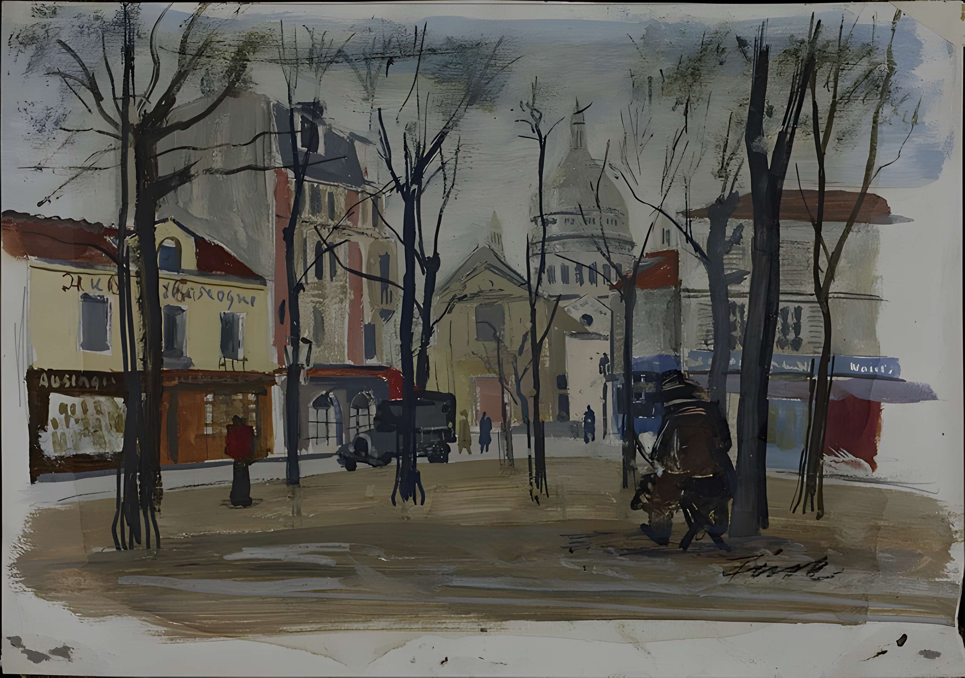 Basilique du Sacré-Coeur, ses annexes et le square Louise-Michel