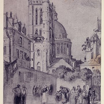 Ancienne abbaye Sainte-Geneviève, actuel lycée Henri IV