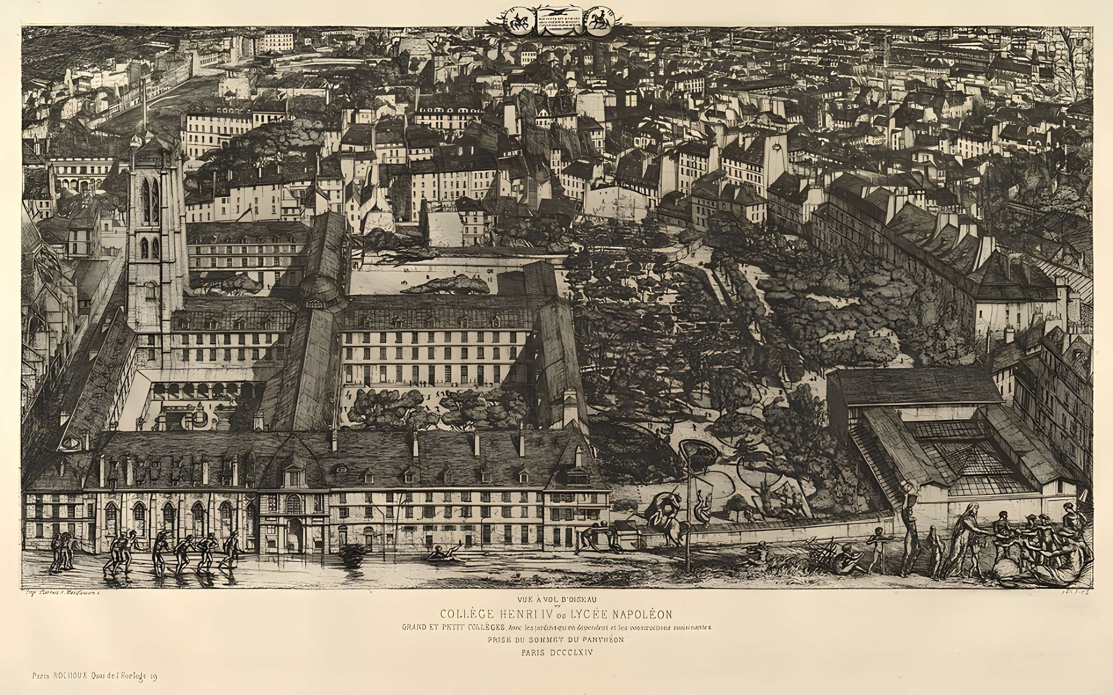 Ancienne abbaye Sainte-Geneviève, actuel lycée Henri IV