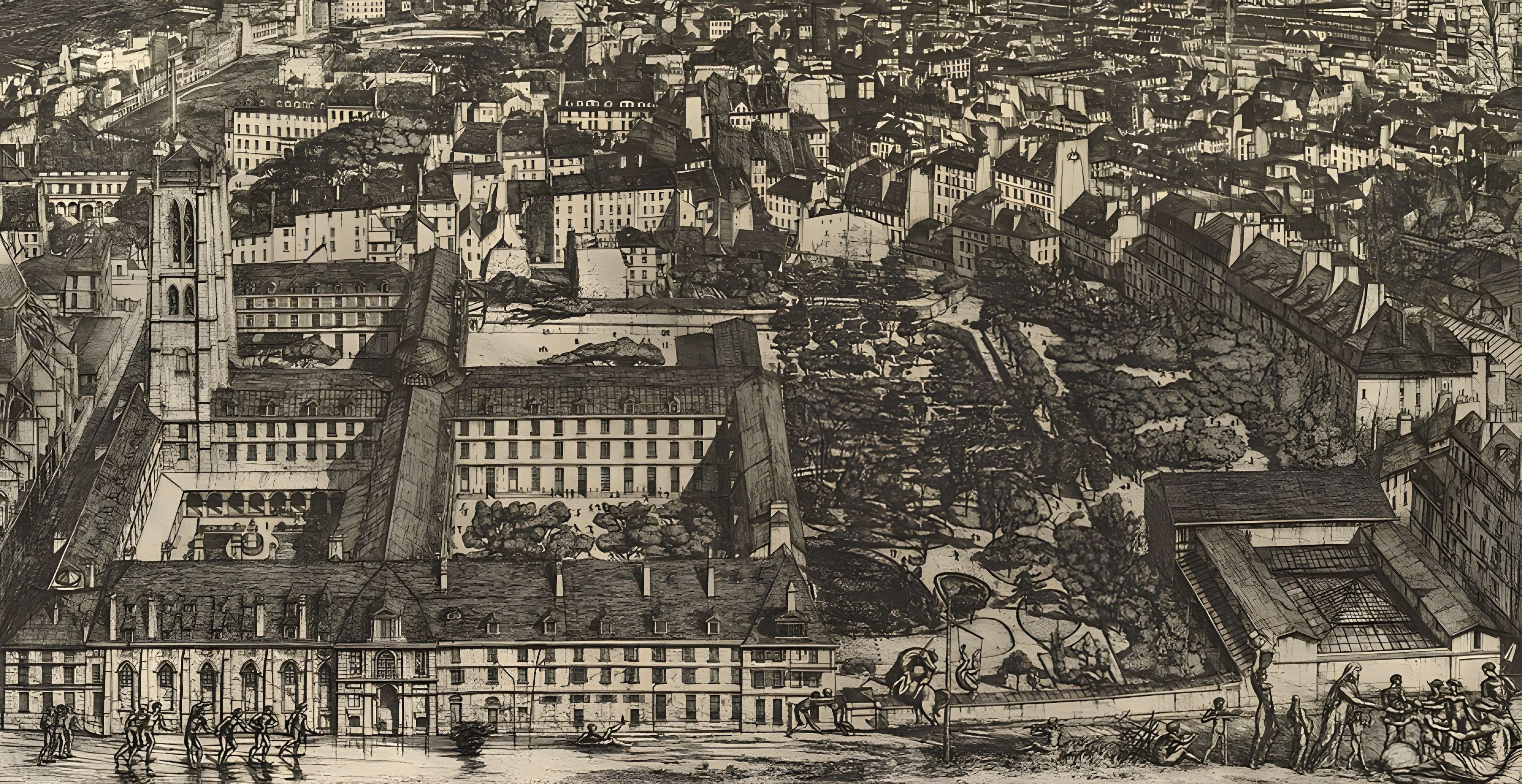 Ancienne abbaye Sainte-Geneviève, actuel lycée Henri IV