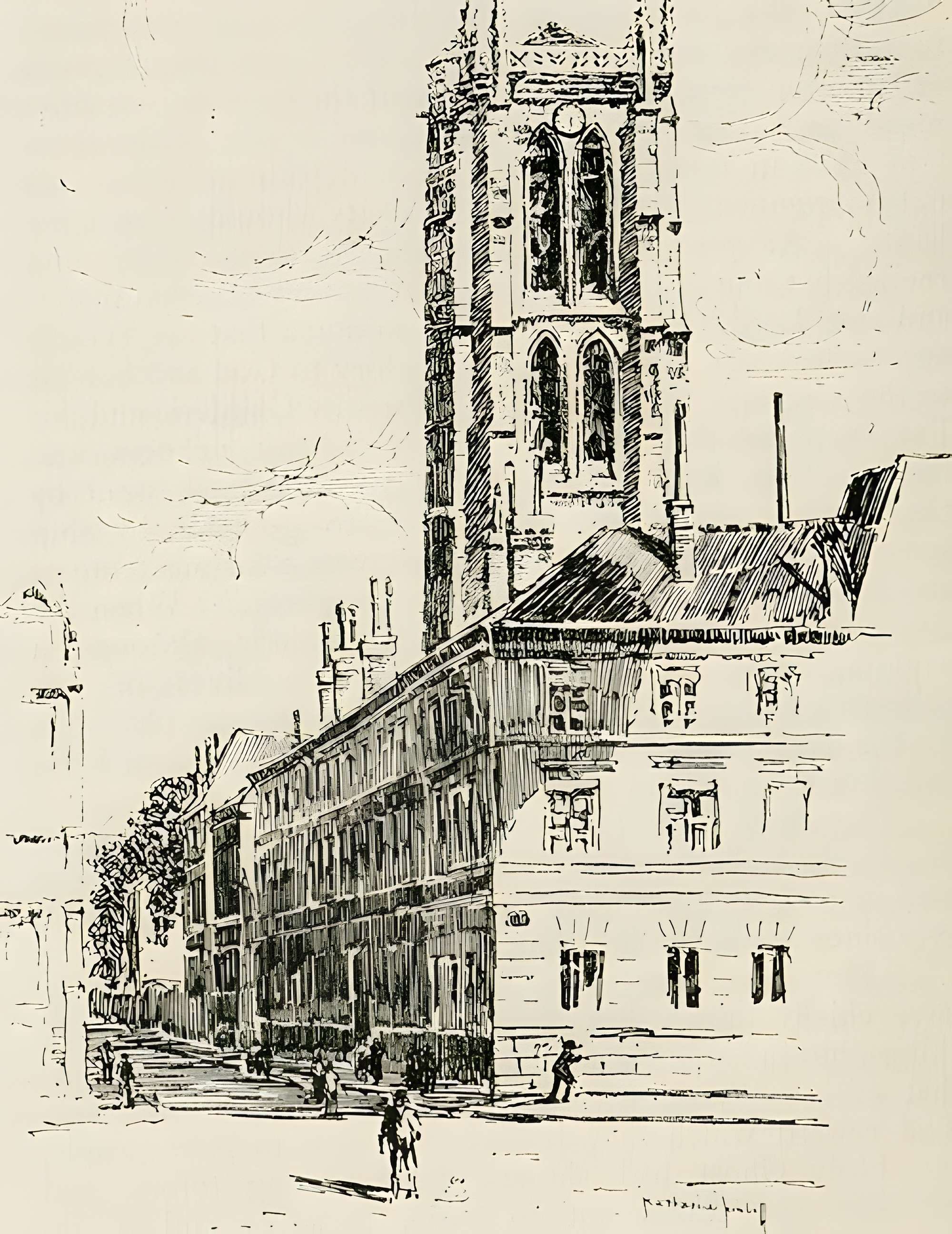 Ancienne abbaye Sainte-Geneviève, actuel lycée Henri IV