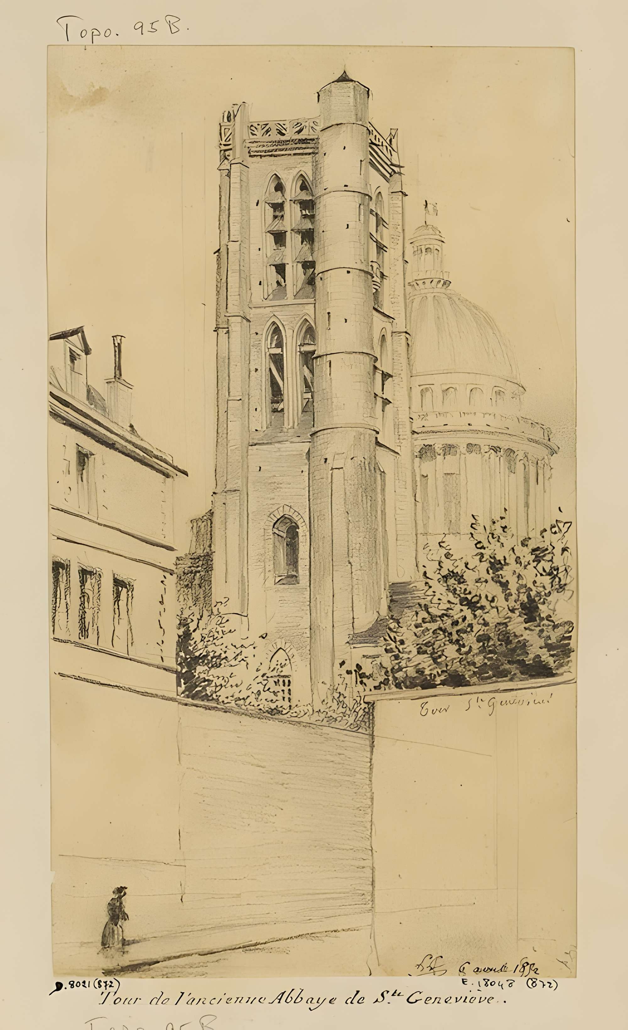 Ancienne abbaye Sainte-Geneviève, actuel lycée Henri IV