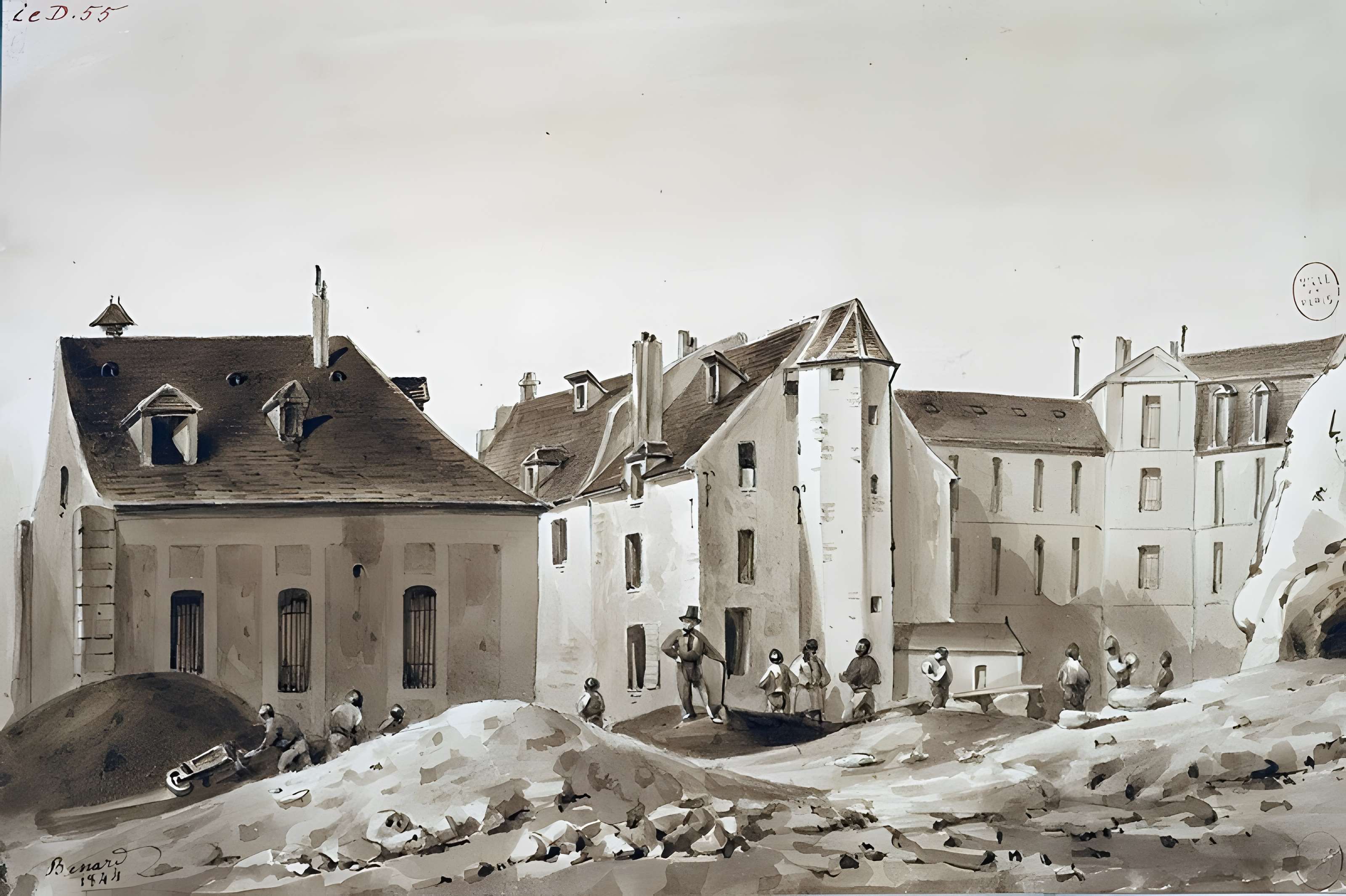 Ancienne abbaye Sainte-Geneviève, actuel lycée Henri IV