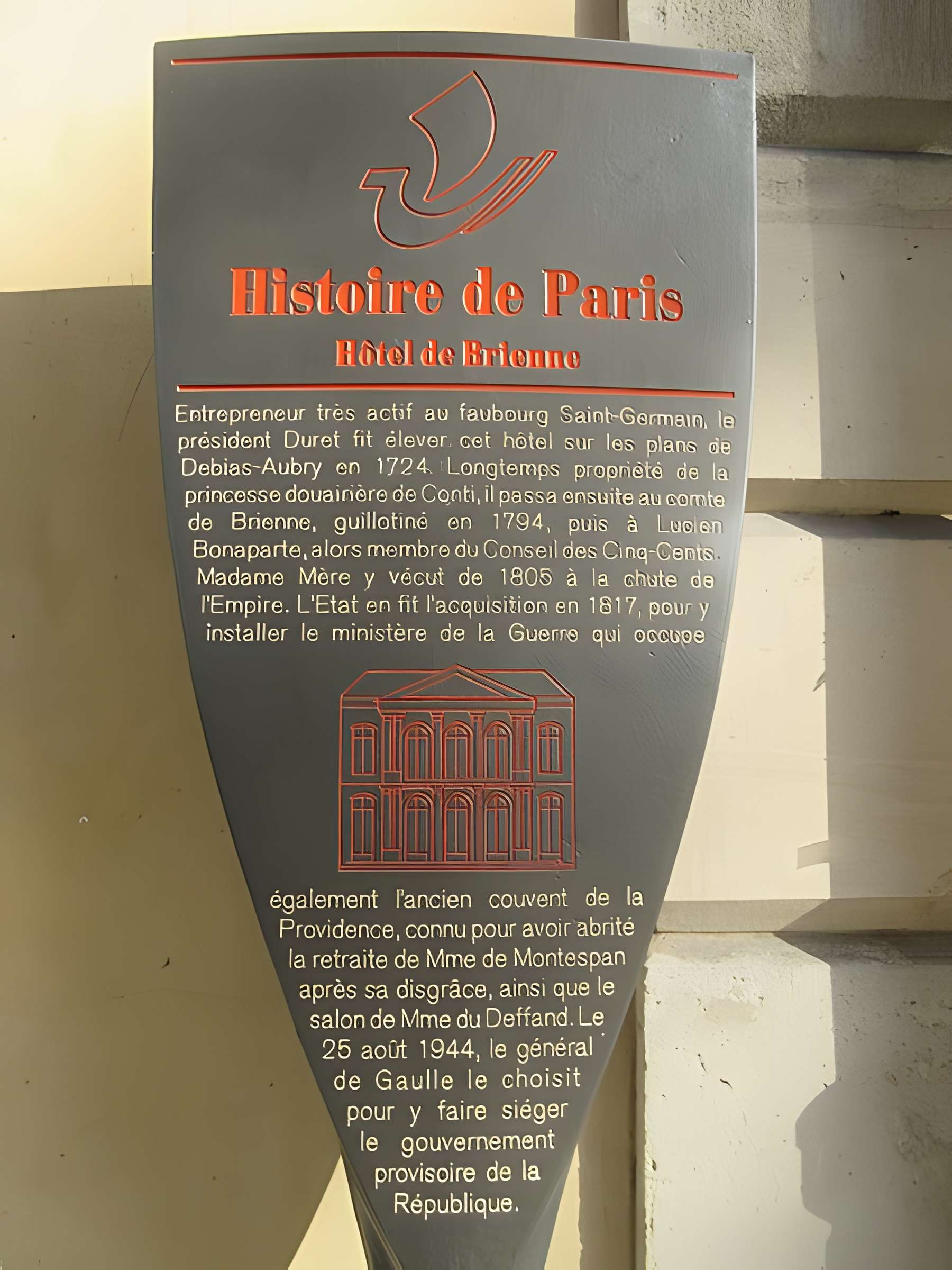 Ancienne abbaye de Penthemont, actuellement ministère des anciens combattants