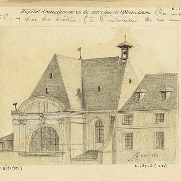 Ancienne abbaye de Port-Royal, actuel Hôpital Cochin