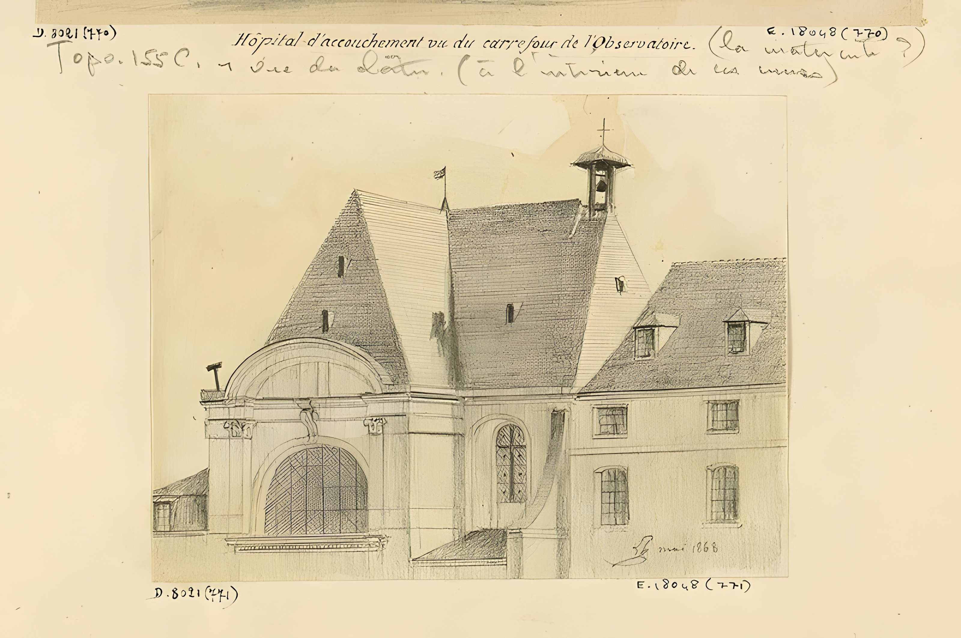 Ancienne abbaye de Port-Royal, actuel Hôpital Cochin