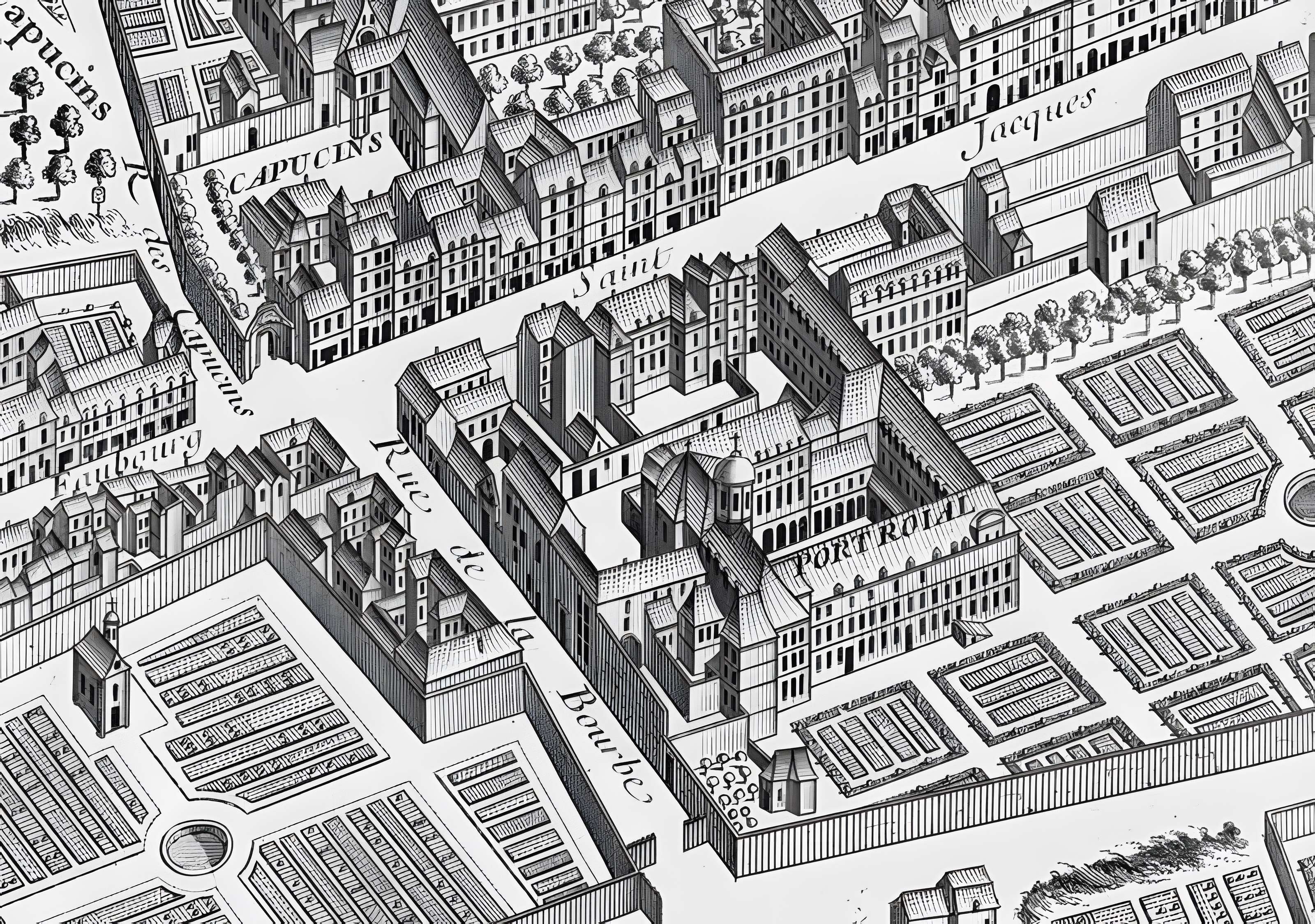 Ancienne abbaye de Port-Royal, actuel Hôpital Cochin