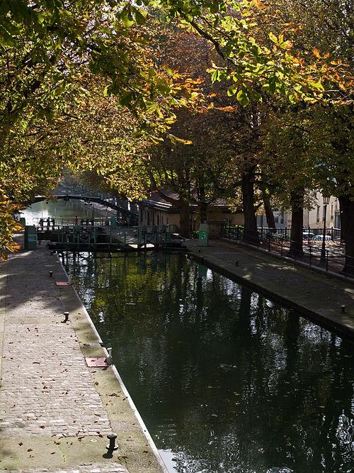 Canal Saint-Martin à Paris 11ème
