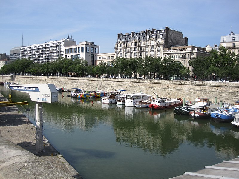 Canal Saint-Martin à Paris 11ème