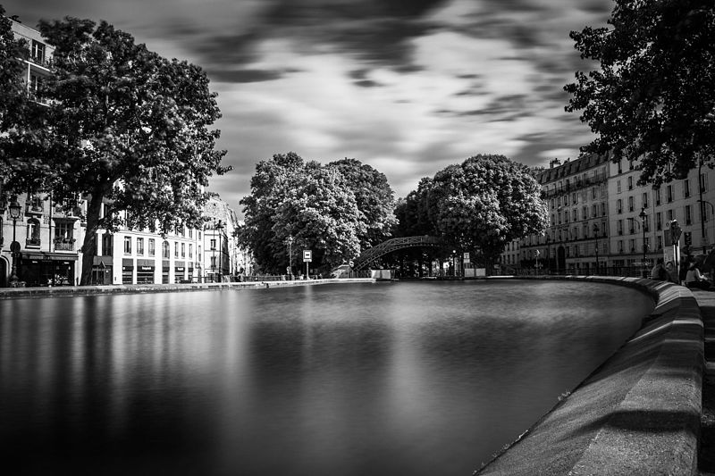 Canal Saint-Martin à Paris 11ème