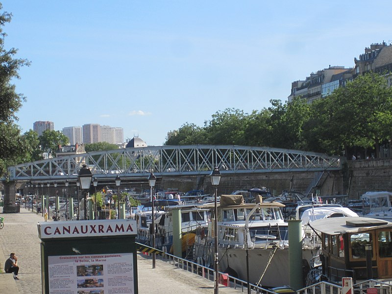 Canal Saint-Martin à Paris 11ème