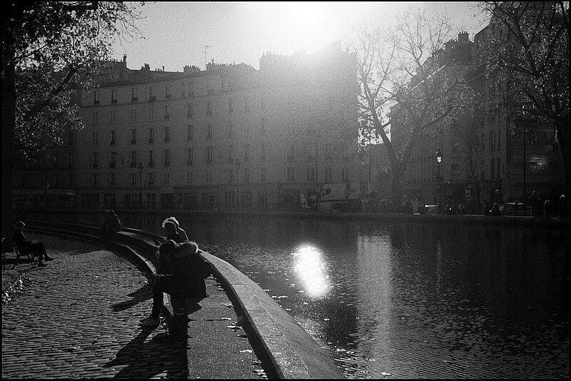 Canal Saint-Martin à Paris 11ème