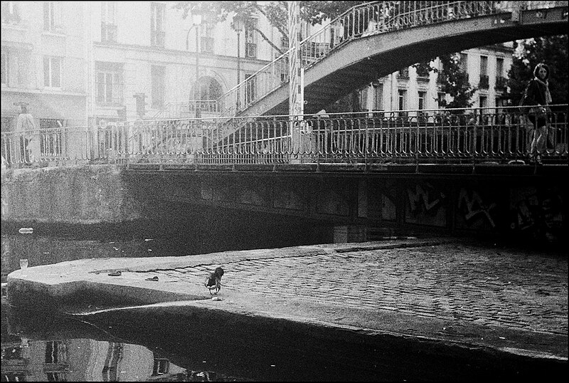 Canal Saint-Martin à Paris 11ème