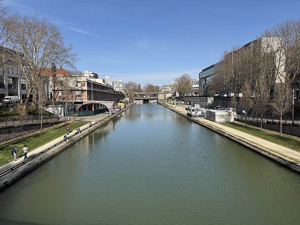 Canal Saint-Martin à Paris 11ème