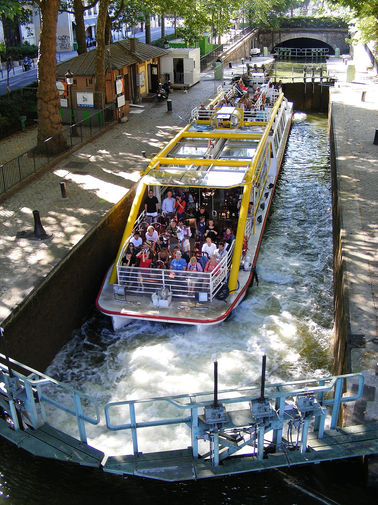Canal Saint-Martin à Paris 11ème