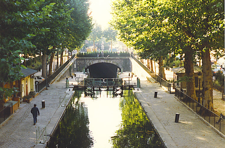Canal Saint-Martin à Paris 11ème