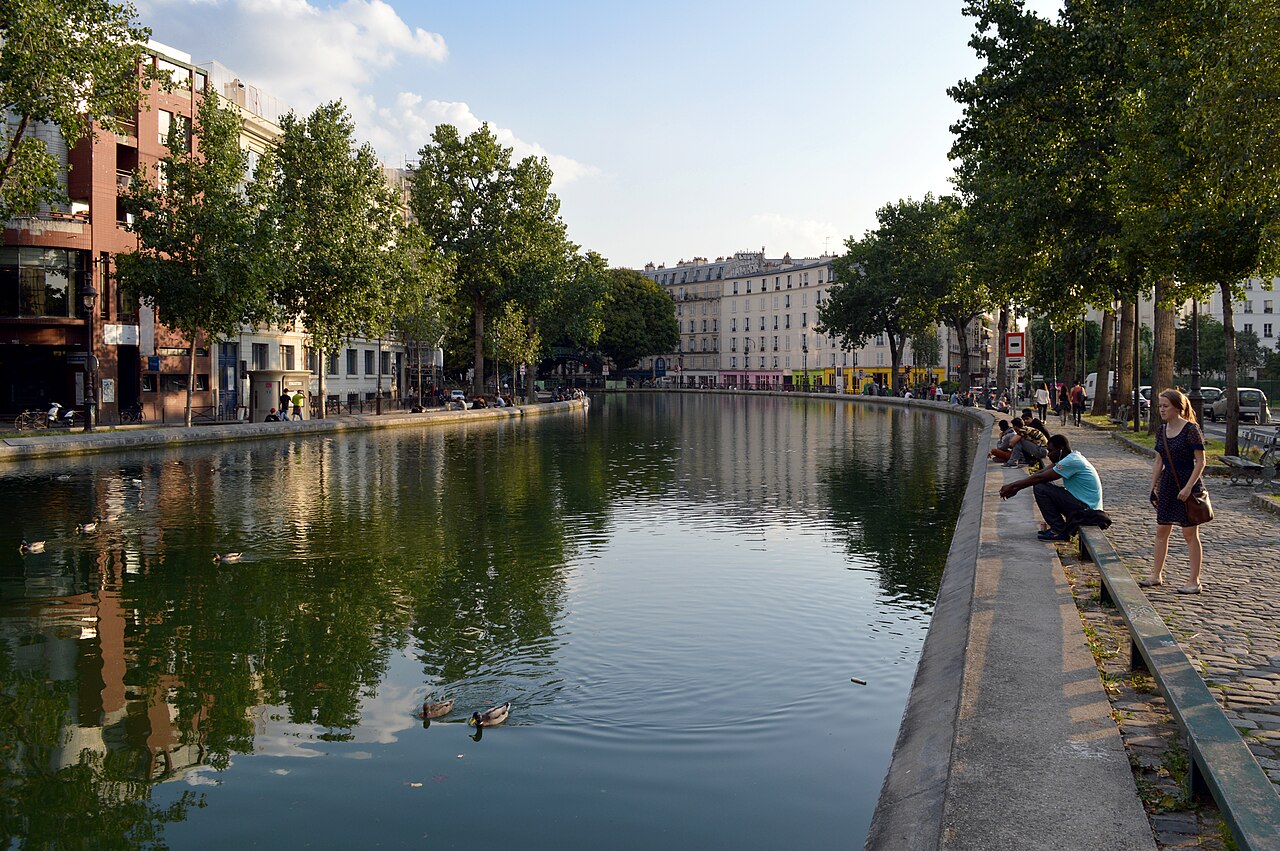 Canal Saint-Martin à Paris 11ème