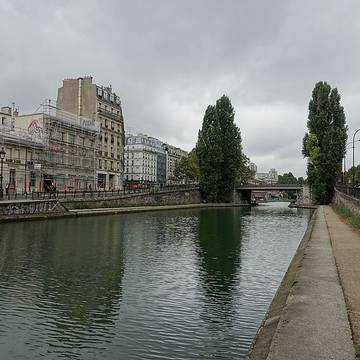 Canal Saint-Martin à Paris 11ème